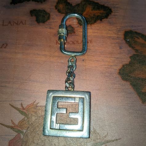 fendi 6 key vintage|Fendi keychain.